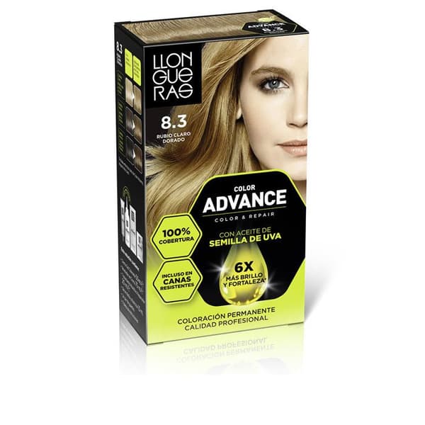 COLOR ADVANCE #8,3-vaalea kultaruskea 1 kpl