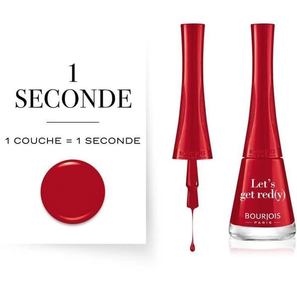 BOURJOIS neglelak 1 sekund - 09 Let's Get Red(y)