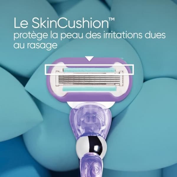 Venus Deluxe Smooth Swirl 5 Blade Razor - 2 Blade Refills inkluderet
