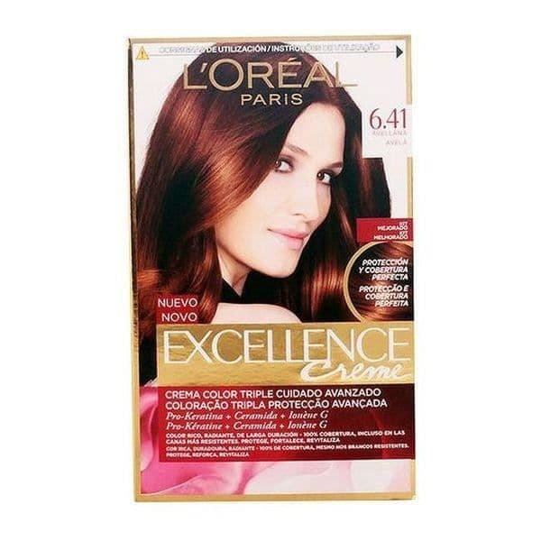 Permanent farvestof Excellence L'Oreal Expert Professionnel hasselnød