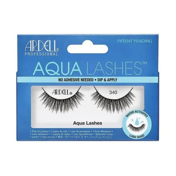 Faux Cils - Ardell - Aqua Lashes 340 - Noir - Snabb applicering - Utan lim