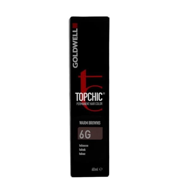 Goldwell Topchic Warm Browns 6G Tobak Permanent Hårfarve 60ml.
