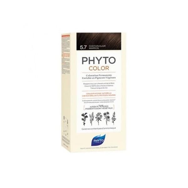 Phytocolor 5.7 lys kastanjebrun permanent farve