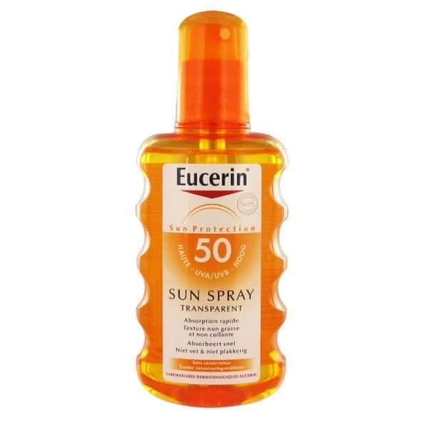 Solbeskyttelsesspray – Eucerin – SPF50 – Transparent – 200 ml