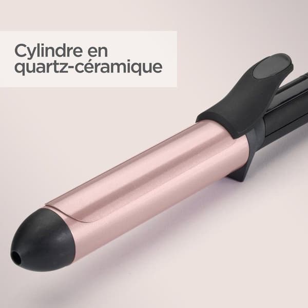 Krøllejern 32mm - BABYLISS - C452E - Keramisk kvarts - Bløde krøller - 6 temperaturer