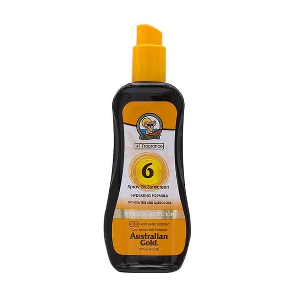 Sololie - Australian Gold - SPF 6 - 237 ml - Spray - UV-beskyttelse