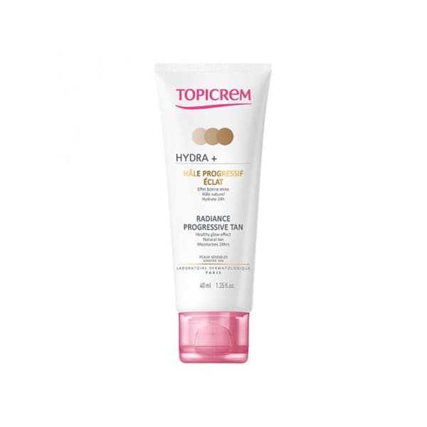 Topicrem hydra+ progressiv glød 40ml