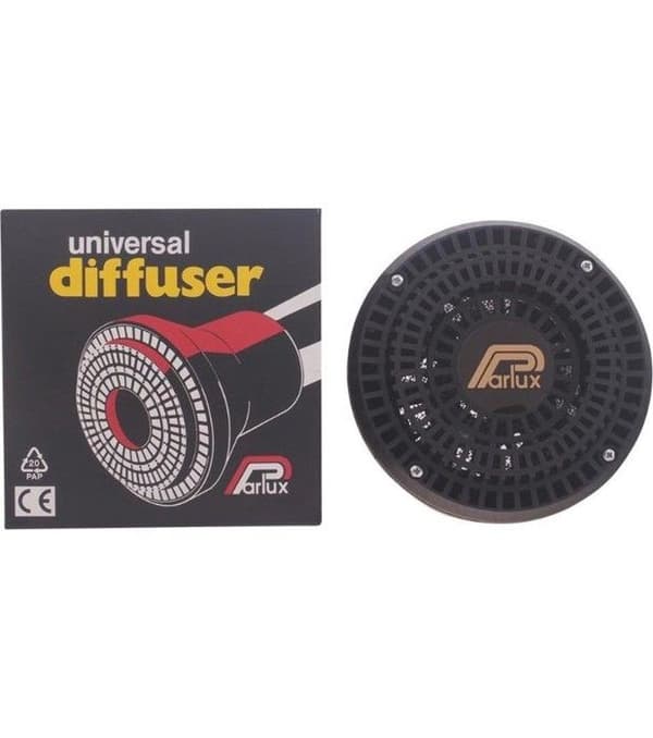 Hårdiffusor - Parlux - Universal Softstyler - Varmeresistent - 9 Ventilerede Spidser - Skridsikker