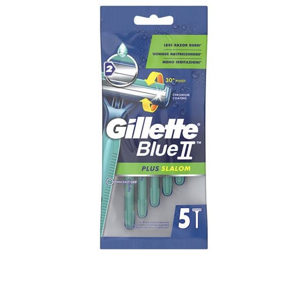 Razorblade Engangsblade GILLETTE BLUE II PLUS SLALOM 5 enheder