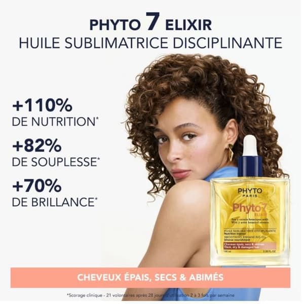 Phyto Phyto 7 Elixir Disciplinerende Sublimerende Olie Intensiv Nutrition 100 ml