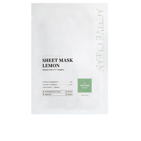 ACTIVE CLEAN ansigtsmaske citron 23 gr