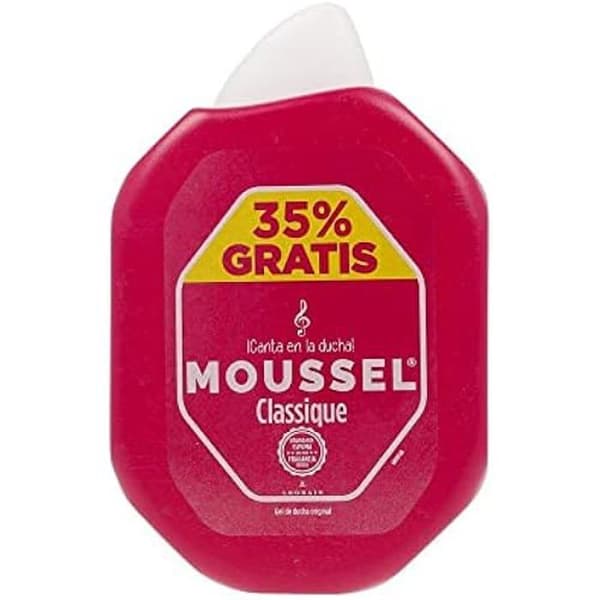 Suihkugeeli - MOUSSEL - Classic - 650 ml + 250 ml - Pullo - Kosteuttava