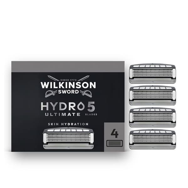 Razorblade HYDRO 5 ULTIMATE hudhydrering 4 udskiftninger 4 u