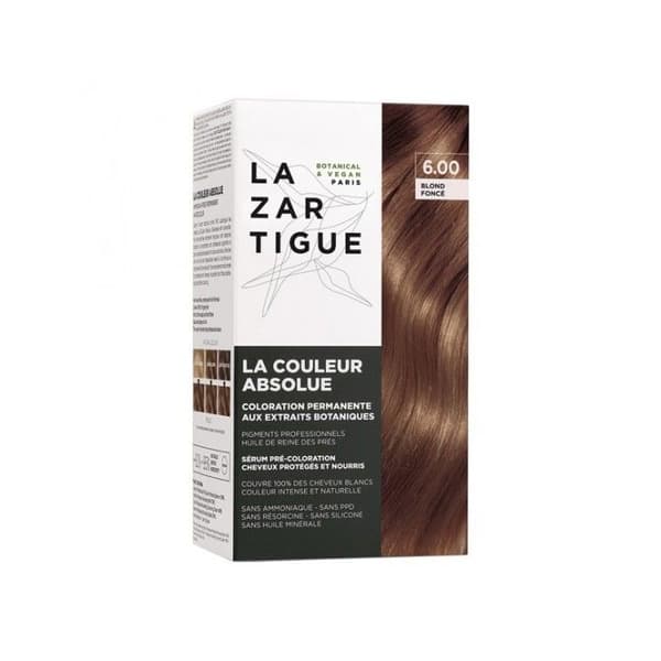 Lazartigue den absolutte farve permanent hårfarve 6.00 mørk blond
