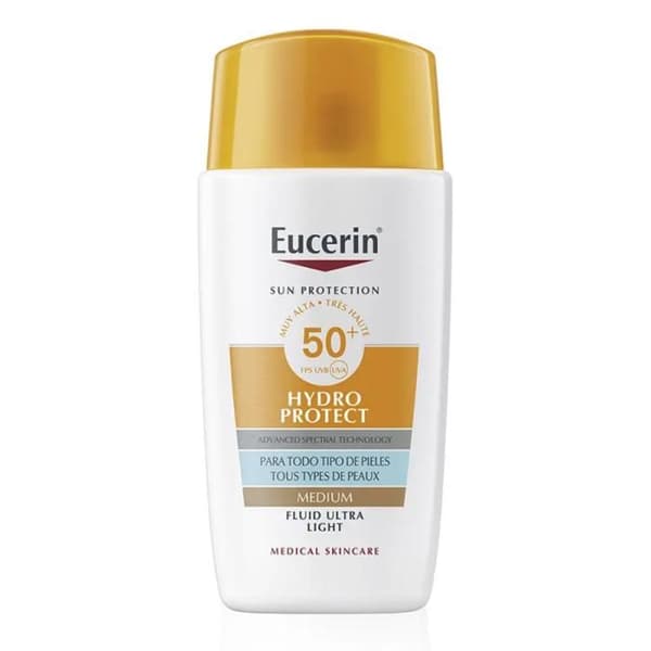 Eucerin Färgad Solskyddsfluid Hydro Protect SPF50+