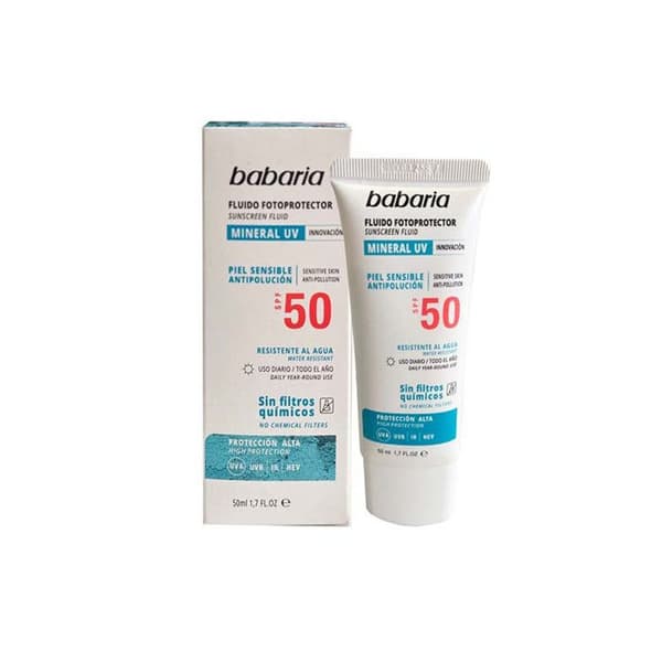 Solcreme - Babaria - SPF50 - Mineral - Følsom Hud - Creme