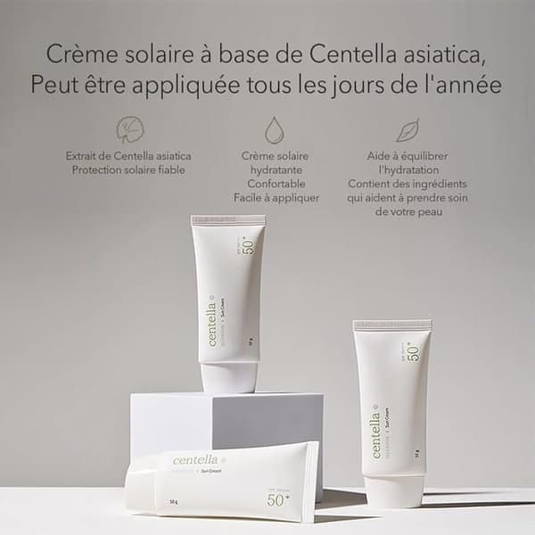 Solfaktor - MIXSOON - Centella Solkräm - SPF 50+ PA++++ - 50g - UV-skydd
