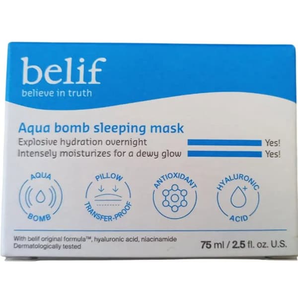 BELIF Aqua Bomb Søvnmaske - Gelmaske til nat 75 ml