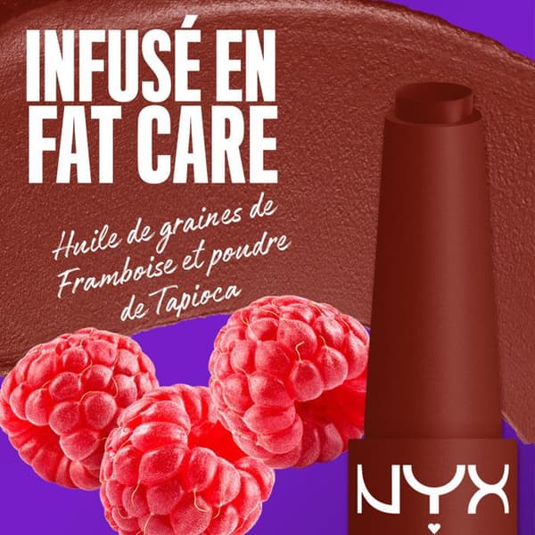 NYX Professional Makeup Fat Matte Läppstift Mat Creamy Cocoa Cuddles