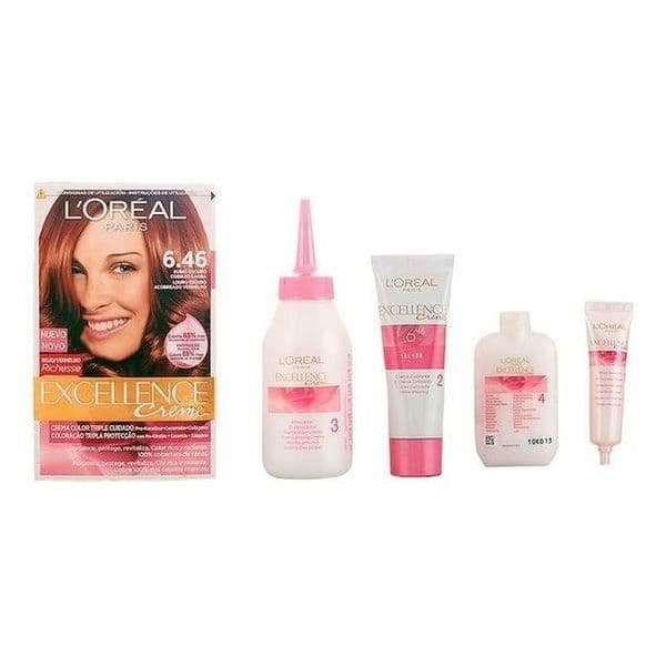 Permanent farve Excellence L'Oreal Professionnel Mørk gylden kobberblond