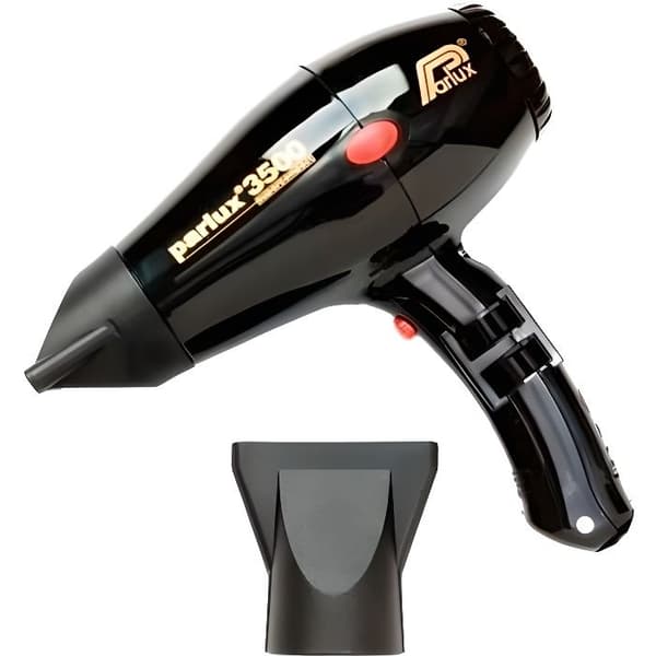 PARLUX Hårtørrer - 3500 Supercompact - Luftstrøm 73 m3/h - 2000 W - Sort