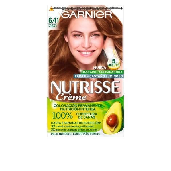 Hårfarvning - Garnier - Nutrisse 641 - Sød Amber - Brun - Voksen