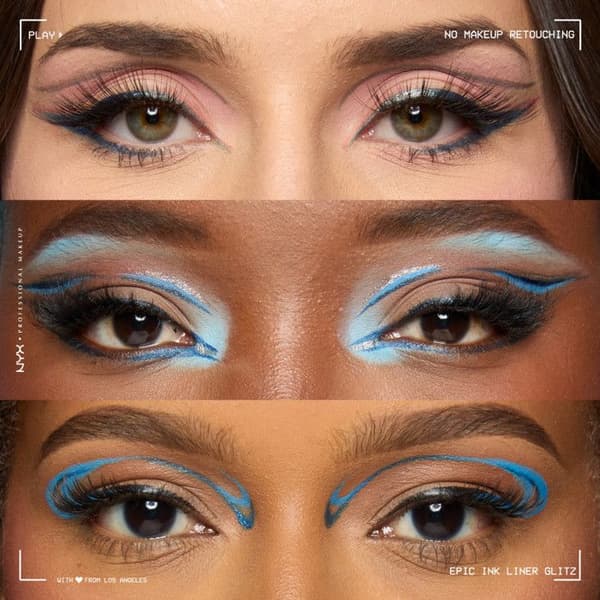 NYX Professional Makeup Epic Ink Eyeliner Glitz FLASHY FLARE