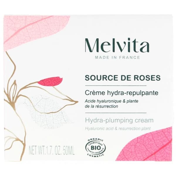 Melvita Source de Roses Organic Hydra-Plumping Cream 50 ML