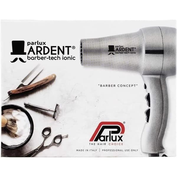PARLUX Ardent Barber Tech Ionic hårtørrer - Luftstrøm 61 m3/h - 1800 W - Grå