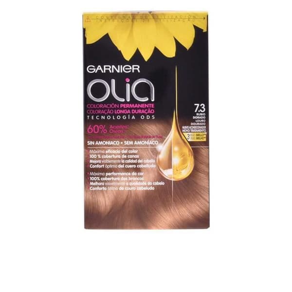 olia permanent farve 7,3 gylden mørkeblond 4 p