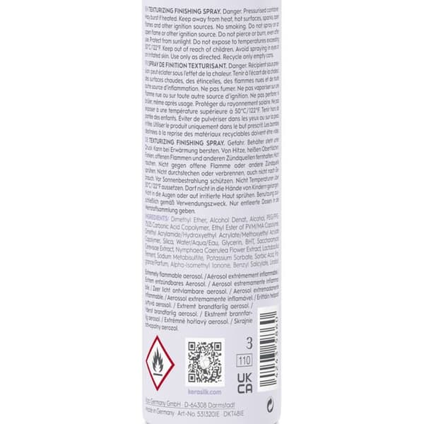 Kerasilk Styling Texturizing Finishing Spray 75ml