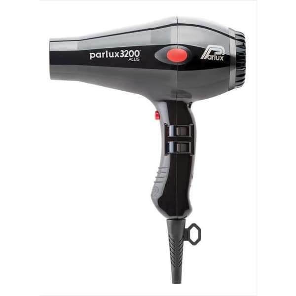 Hårtørrer - PARLUX 3200 Plus - 1900W - Luftstrøm 71m3/h - 4 temperaturer - 2 hastigheder - Sort