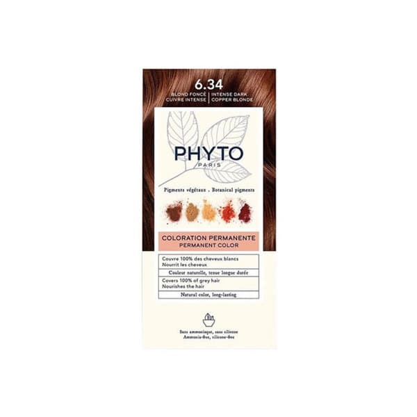 Phyto Kit Permanent Farvning 6.34 mørk gylden rødblond