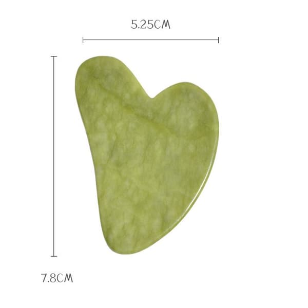 Gua Sha Jade-sten för ansiktsmassage