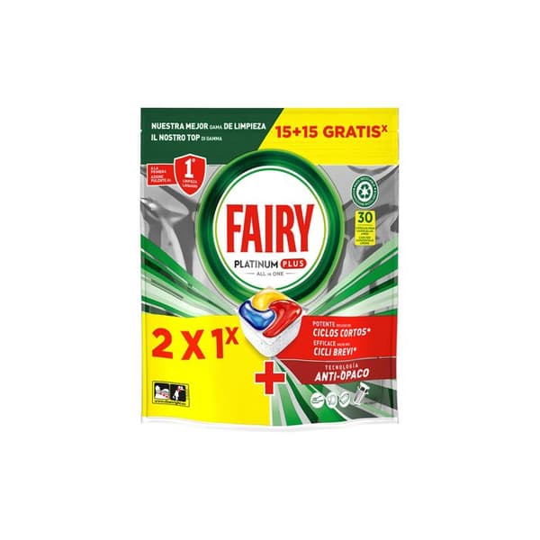 Fairy Caps Platinum Plus 15+15 Diskmaskin
