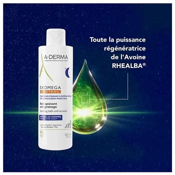 A-Derma Exomega Control Beroligende Bad Anti-kløe 200ml