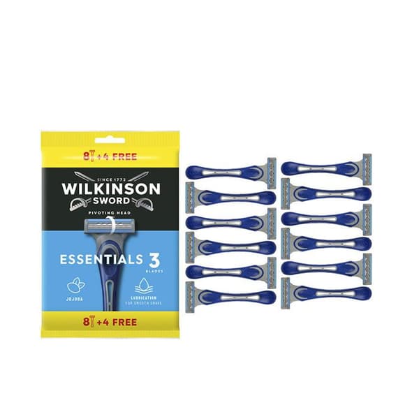 Razorblade ESSENTIALS 3 engangsbarbermaskiner 12 u
