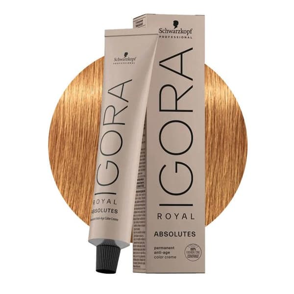Hårfarvning - IGORA ROYAL ABSOLUTES - 9-60 - Meget lysebrun blond - 60 ml - Creme