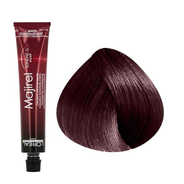 Pysyvä hiusväri Vaalea mahonkiruskea - L'Oréal Professionnel - Majirel N°5.5