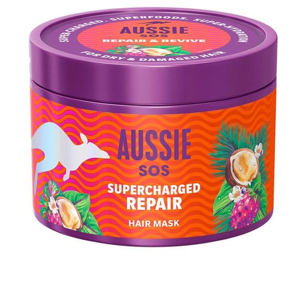 Hårmaske AUSSIE SOS SUPERCHARGED REPAIR 500 ml