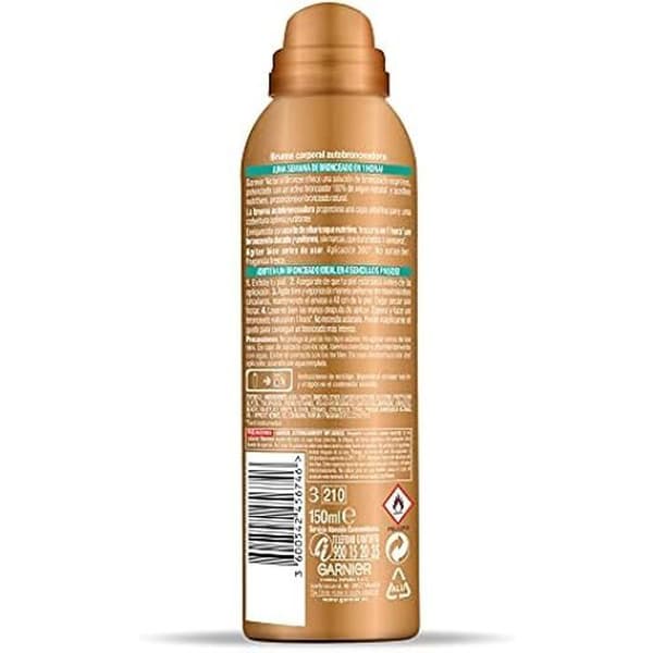 Self-Tanning Mist - GARNIER - Natural Bronzer - 150 ml - Medium nuance - Alle hudtyper