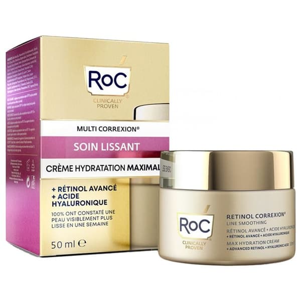Roc Soin Lissant Crème Hydration Maksimal 50 ml