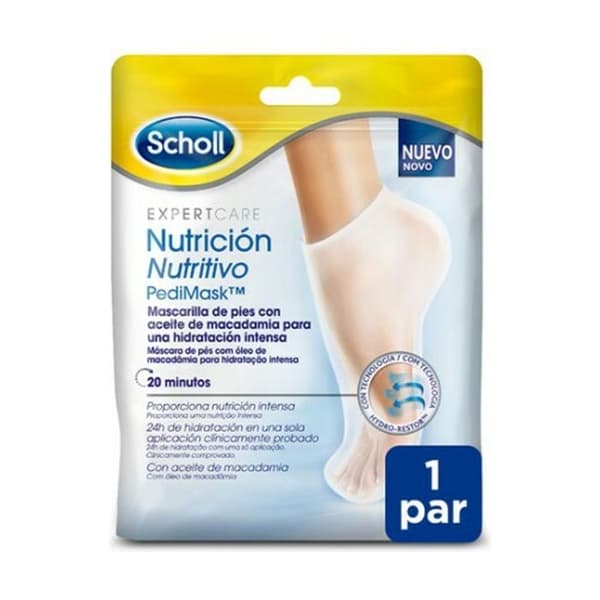 SCHOLL - Pedimask Nutrition Moisturizing Foot Mask 1 kpl