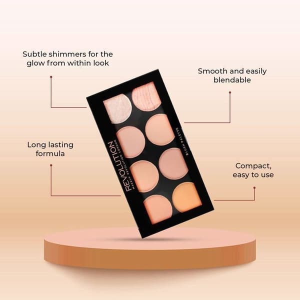Makeup Revolution Ultra Blush Palette Hot Spice