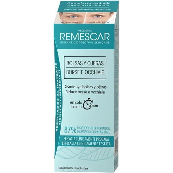 Ögonvård - Remescar - Påsar och mörka ringar - Växtformel - 8 ml - Unisex