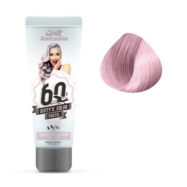 Semi-permanent farvning - Hårgummi - Mælkelyserød - Ammoniakfri - Creme - Blandet