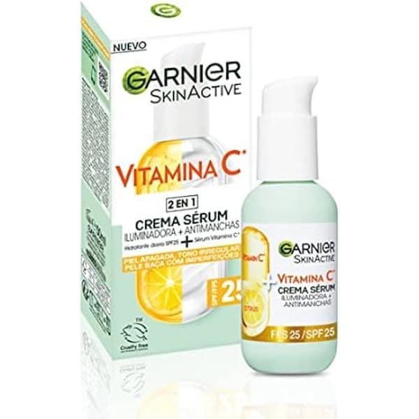 Ansigtserum - GARNIER - Oplysende - 20% Vitamin C - SPF25 - Ikke fedtet