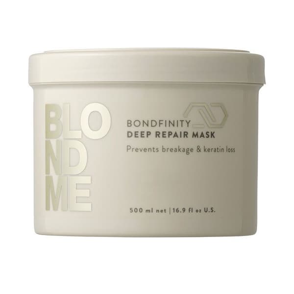 Reparerende maske - BLONDME BONDFINITY - 500 ml - Lyse hår - Vegansk formel