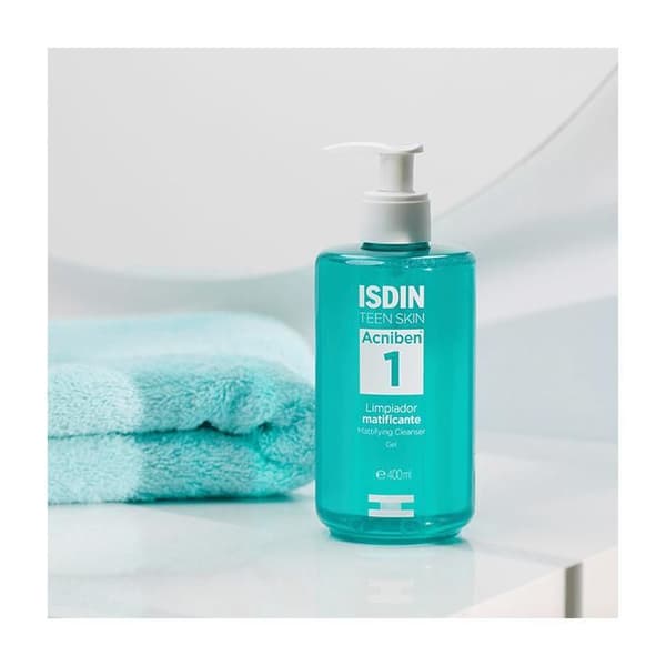 Isdin Acniben Gel Rensende Matificerende 400 ml
