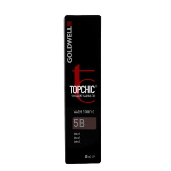 Goldwell Topchic Warm Browns Brazil 5B Permanent Hårfarve 60ml.